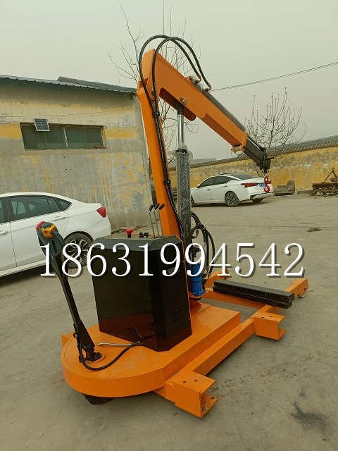 苗栗县自卸车厢随车吊 自制轮式四不像起重机 四驱平板吊 5吨 贵盛